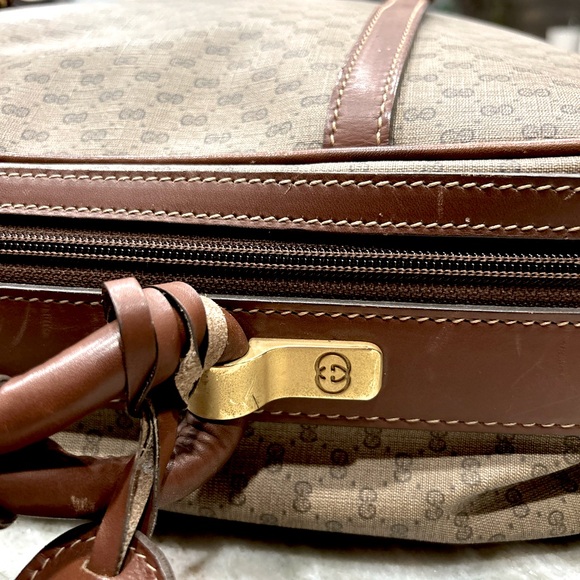 Gucci Authentic Interlocking G Logo Supreme Suitcase/Shoulder Bag - Picture 10 of 16